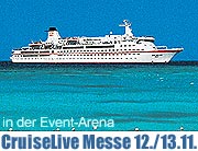 CruiseLive – die einzige Erlebnismesse für Kreuzfahrten Europas – am 12. und 13. November 2005 in München (Foto: Curnard)